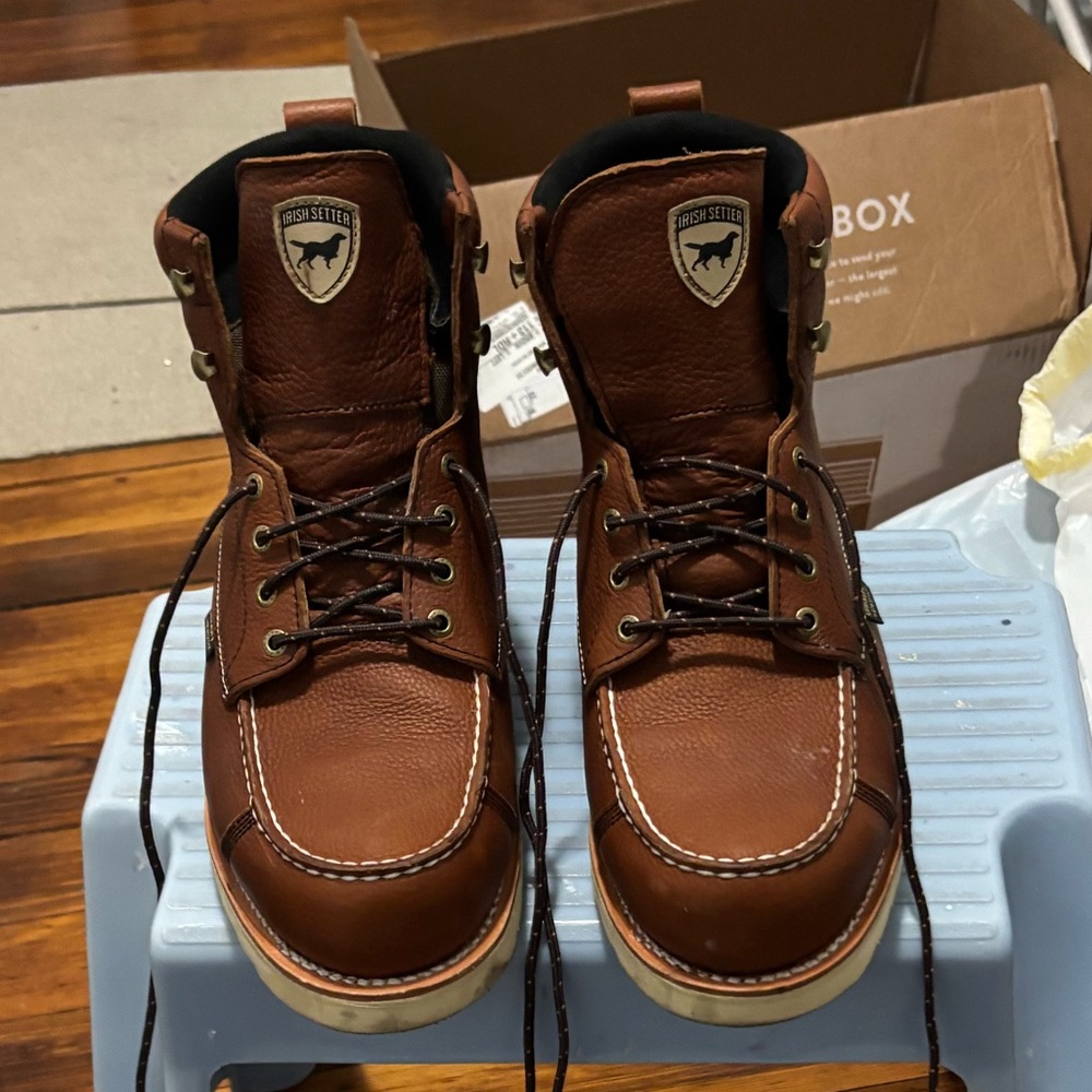 Red Wing Irish setter work boots